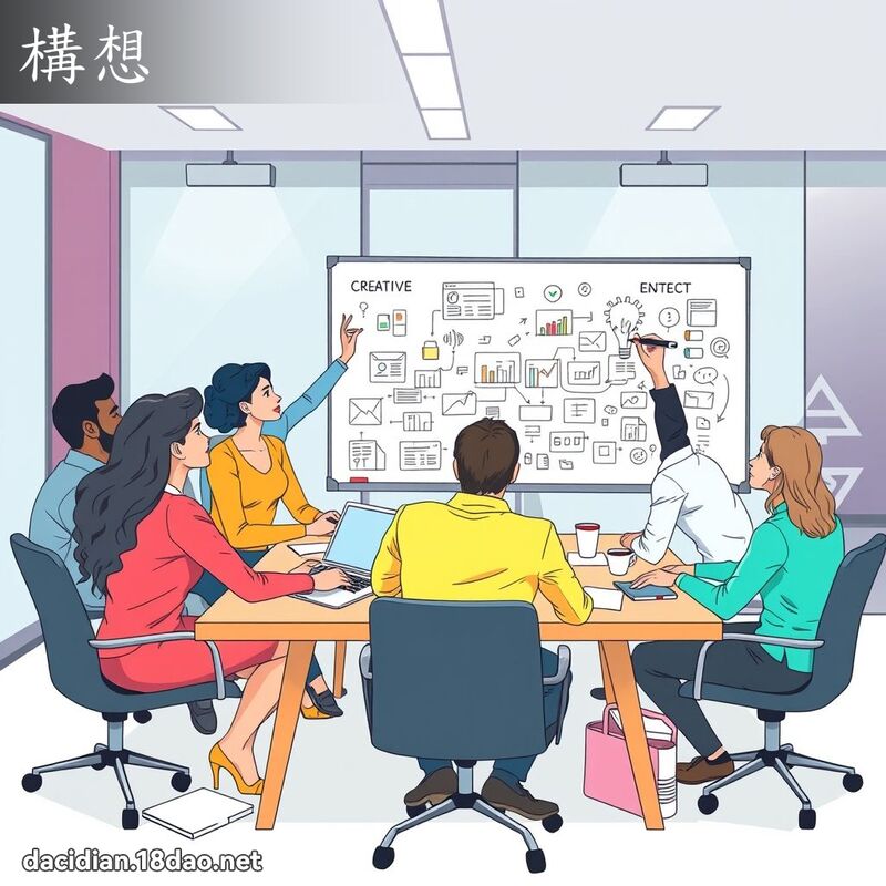構想 - 國語大辭典配圖