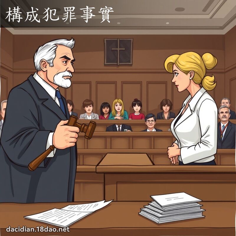 构成犯罪事实 - 国语大辞典配图