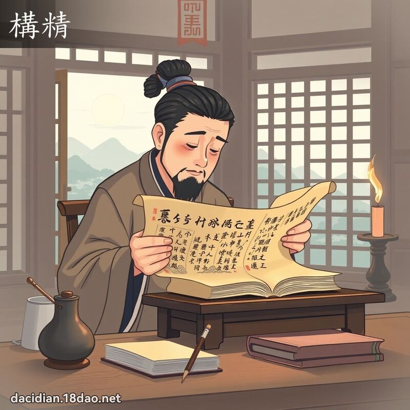 构精 - 国语大辞典配图