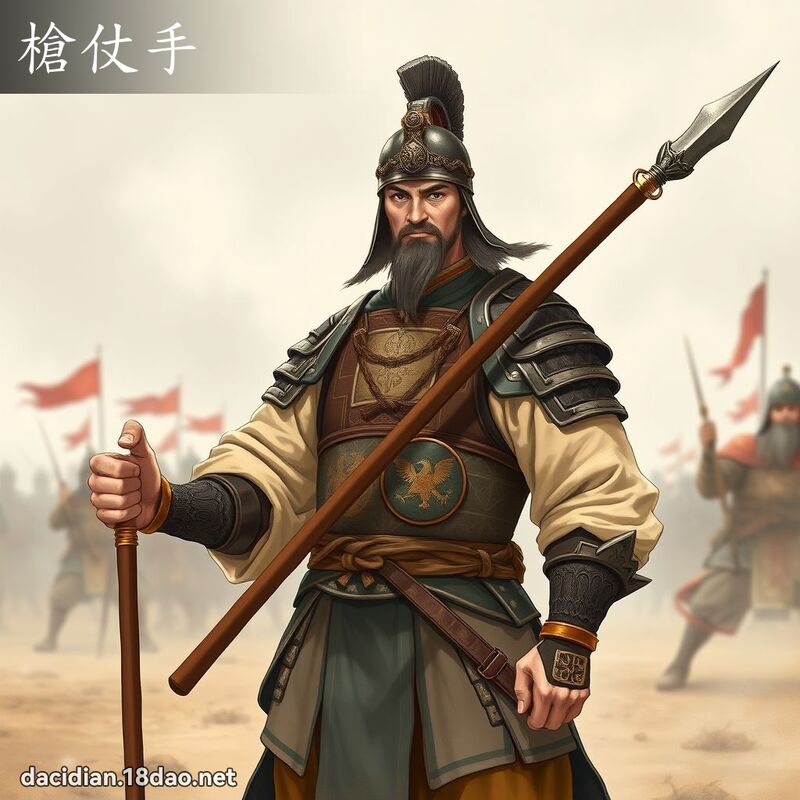 槍仗手 - 國語大辭典配圖