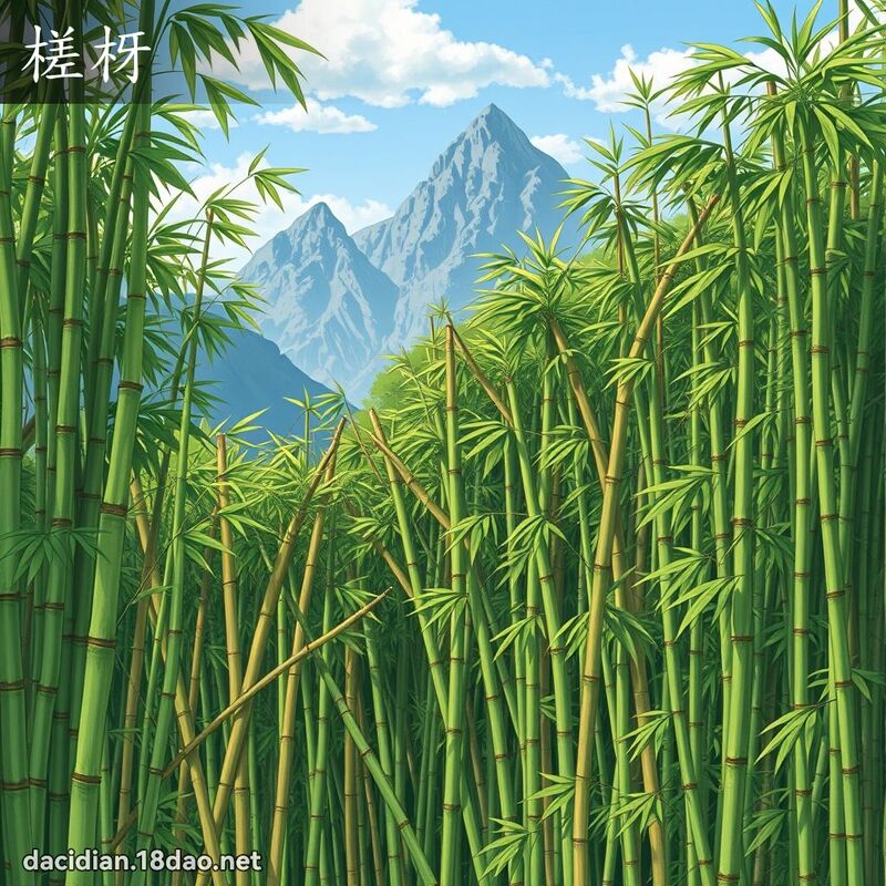 槎枒 - 國語大辭典配圖