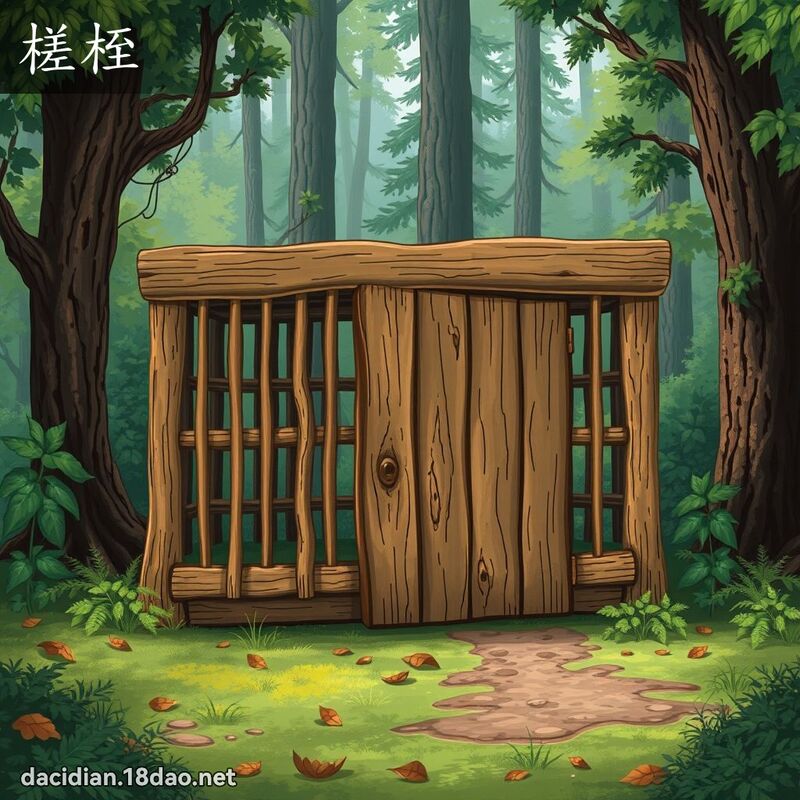 槎桎 - 国语大辞典配图