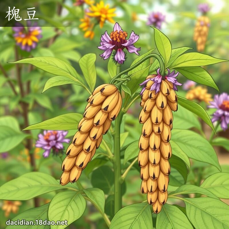 槐豆 - 國語大辭典配圖