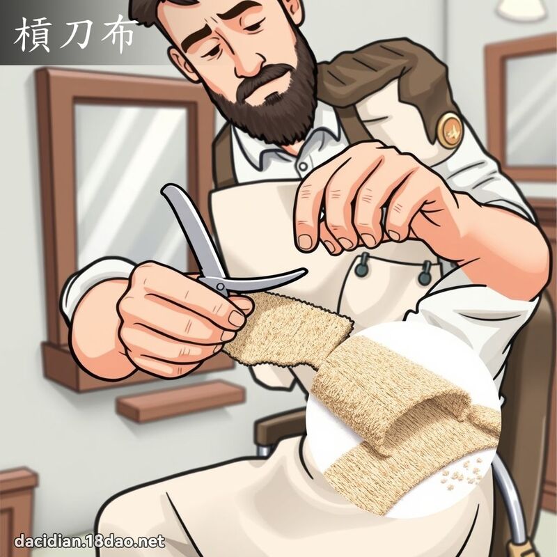 槓刀布 - 国语大辞典配图