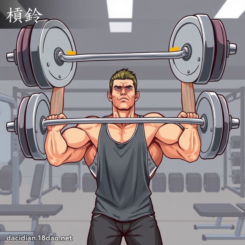 槓鈴 - 國語大辭典配圖