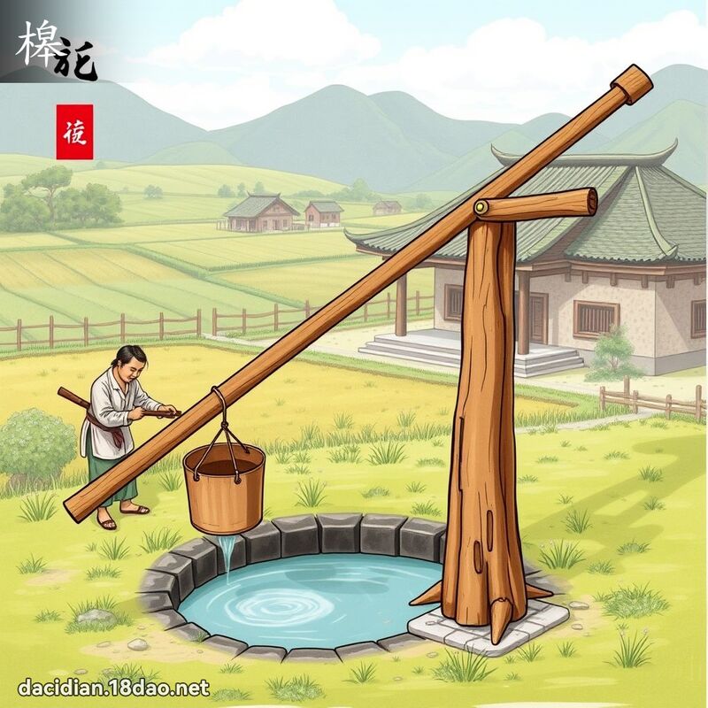 槔 - 国语大辞典配图