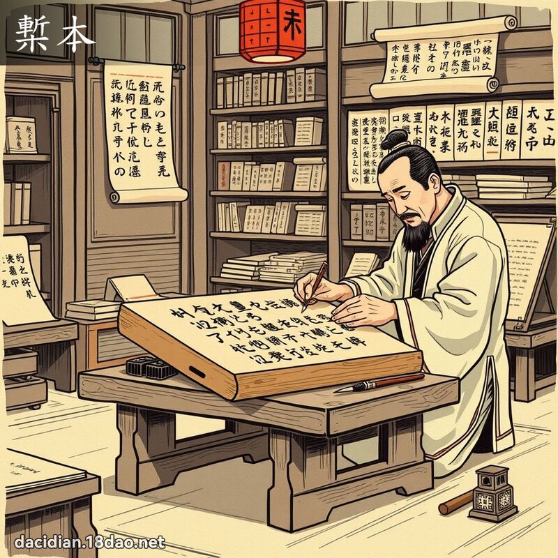 槧本 - 國語大辭典配圖
