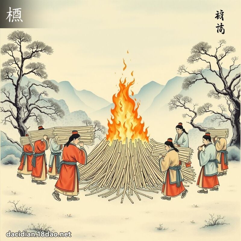 槱 - 國語大辭典配圖
