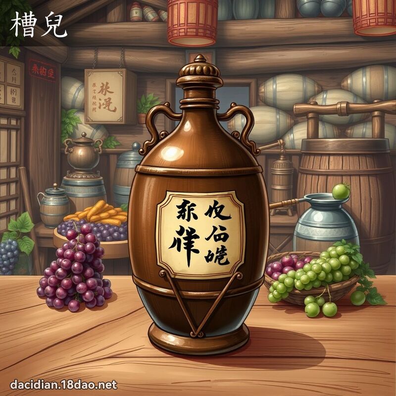 槽兒 - 國語大辭典配圖