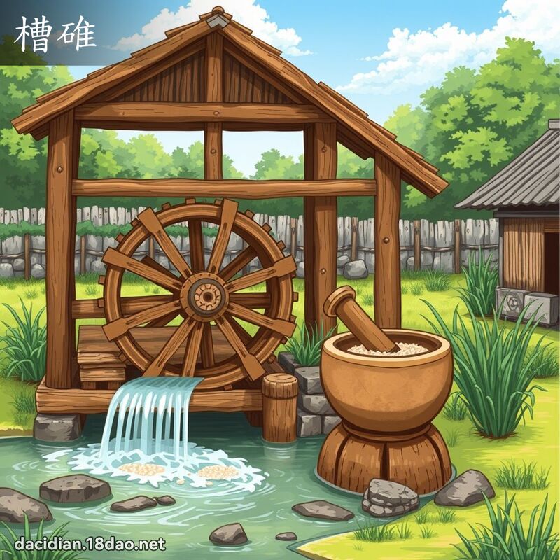 槽碓 - 国语大辞典配图