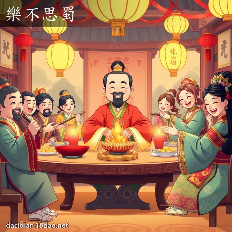 樂不思蜀 - 國語大辭典配圖