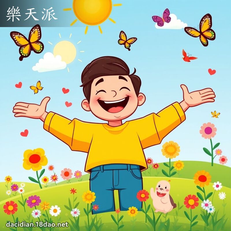 乐天派 - 国语大辞典配图