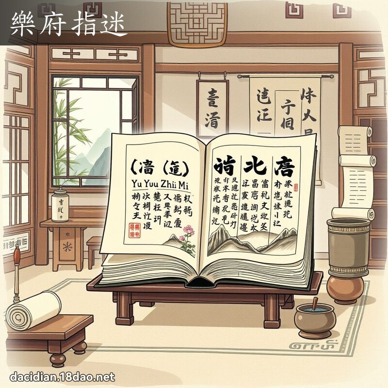 樂府指迷 - 國語大辭典配圖