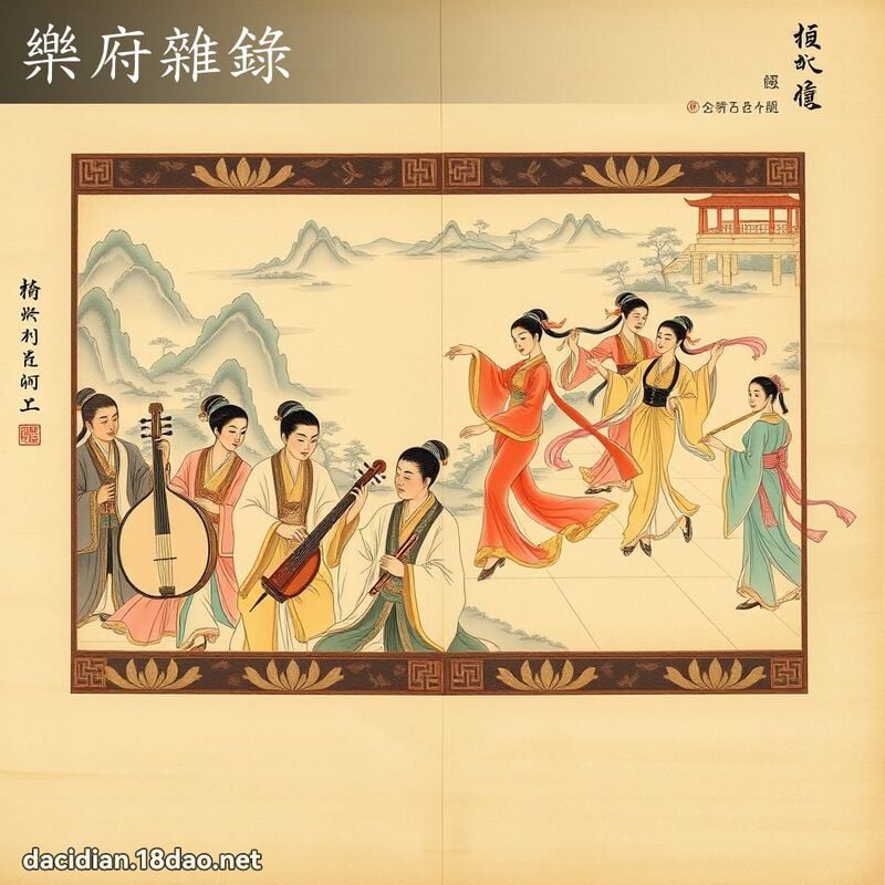 乐府杂录 - 国语大辞典配图