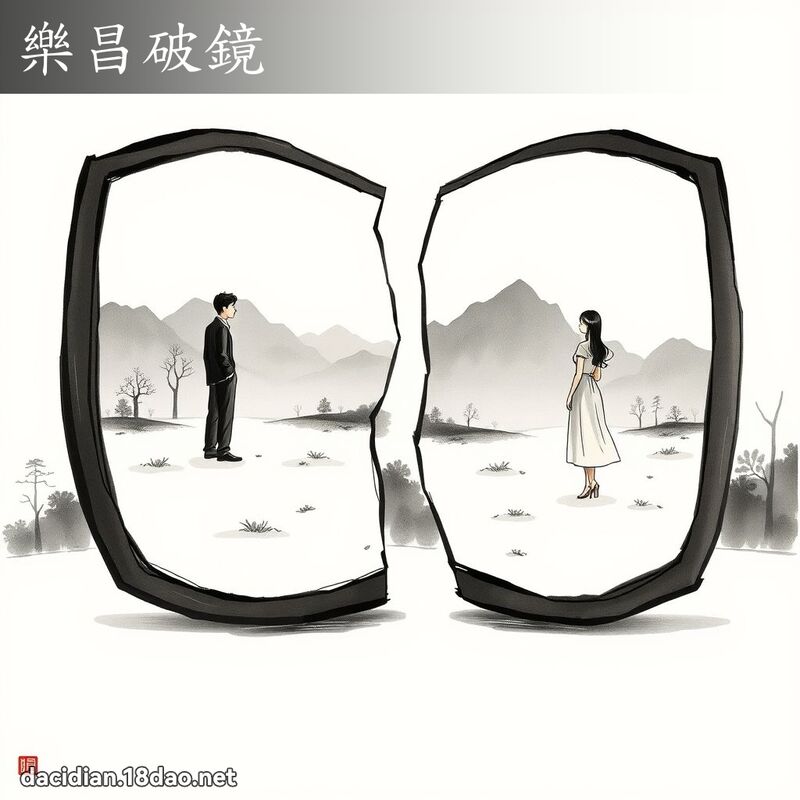 乐昌破镜 - 国语大辞典配图