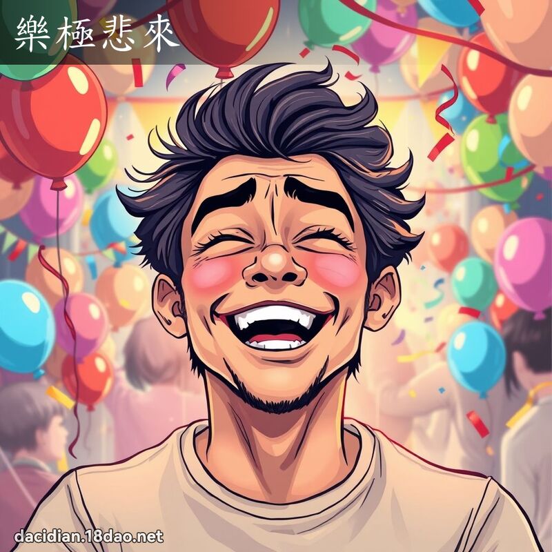 乐极悲来 - 国语大辞典配图