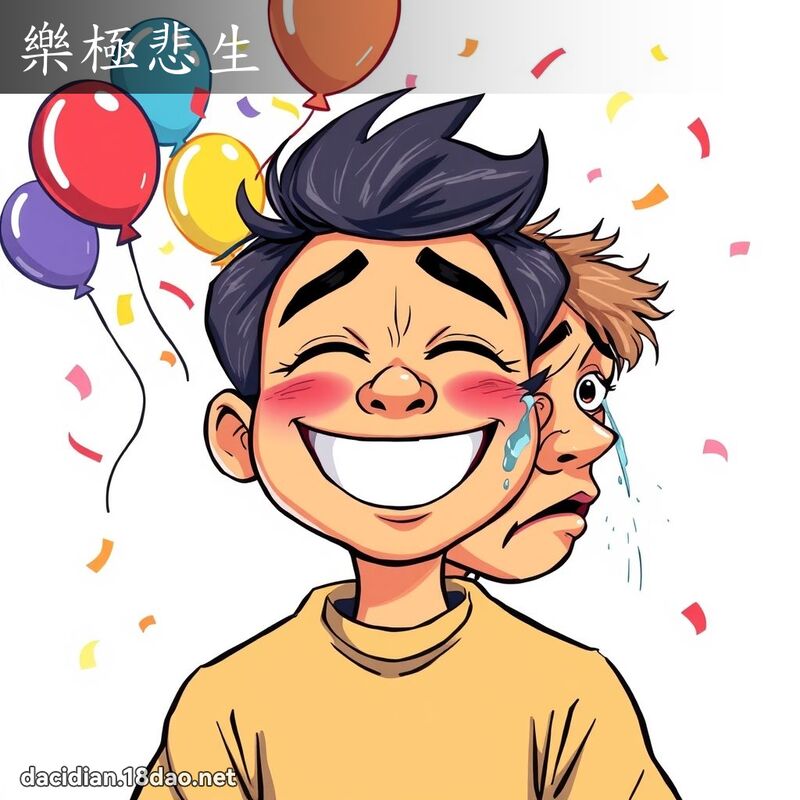 樂極悲生 - 國語大辭典配圖
