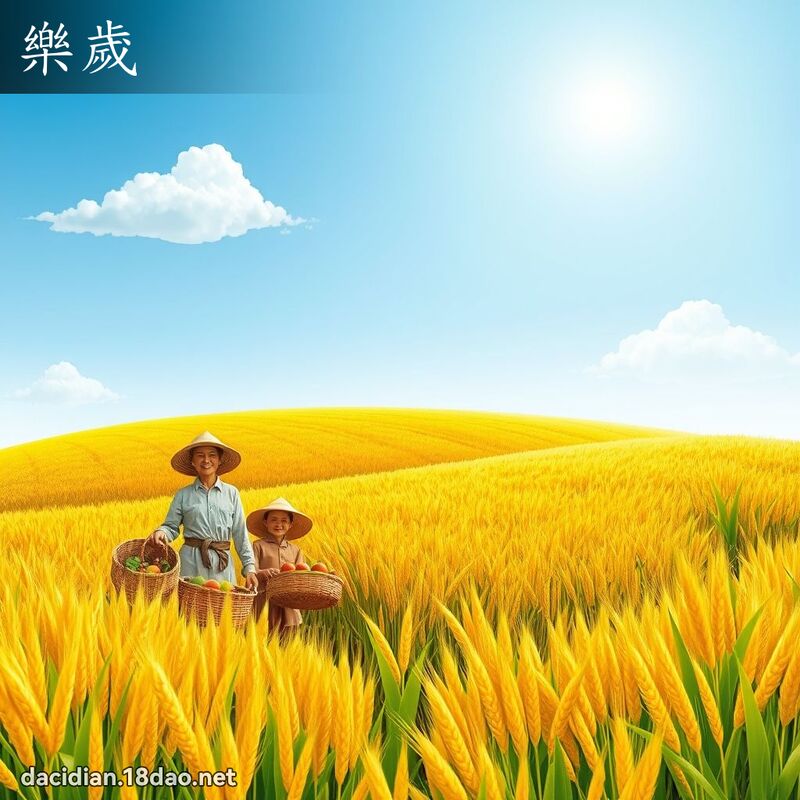 樂歲 - 國語大辭典配圖