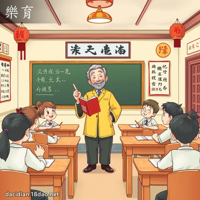 乐育 - 国语大辞典配图