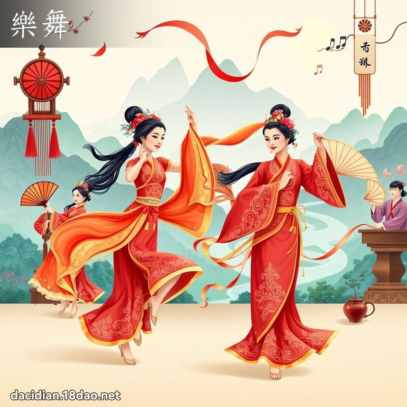 樂舞 - 國語大辭典配圖