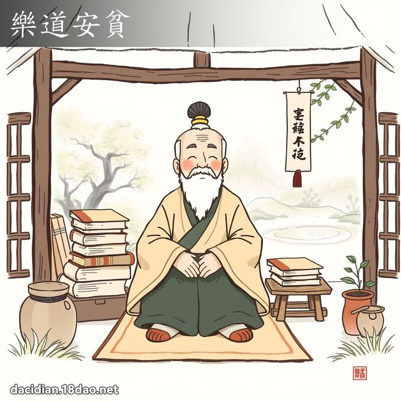 乐道安贫 - 国语大辞典配图