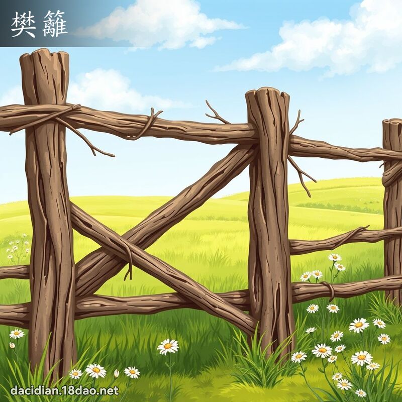 樊籬 - 國語大辭典配圖