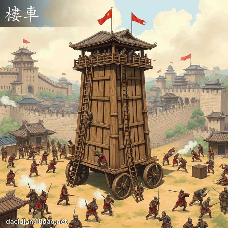 樓車 - 國語大辭典配圖