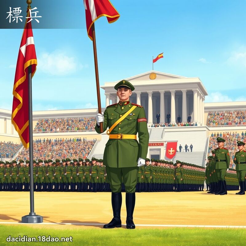 標兵 - 国语大辞典配图