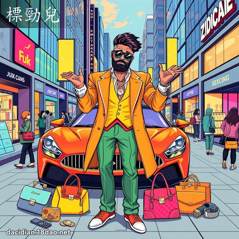 標勁兒 - 國語大辭典配圖