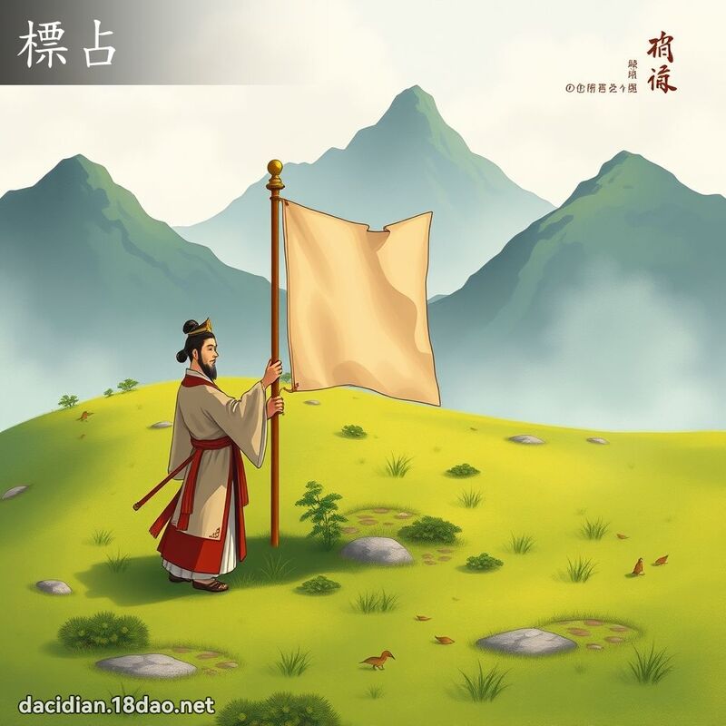 標占 - 國語大辭典配圖