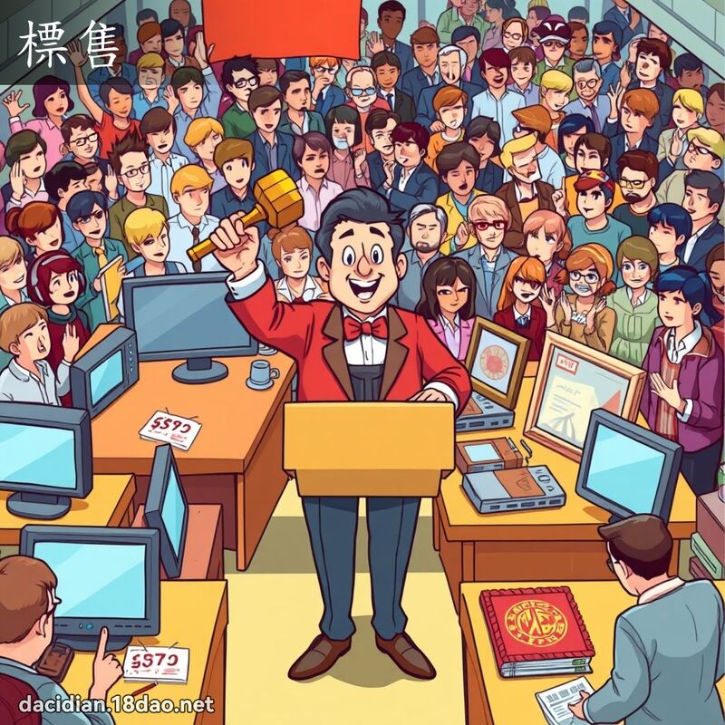 標售 - 國語大辭典配圖