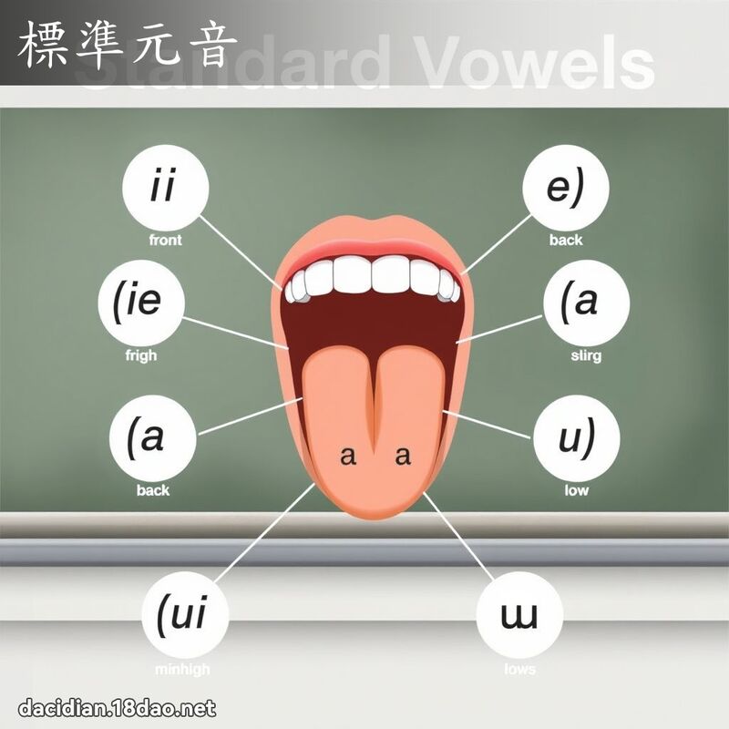 標準元音 - 國語大辭典配圖