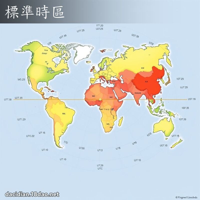 標準時區 - 國語大辭典配圖