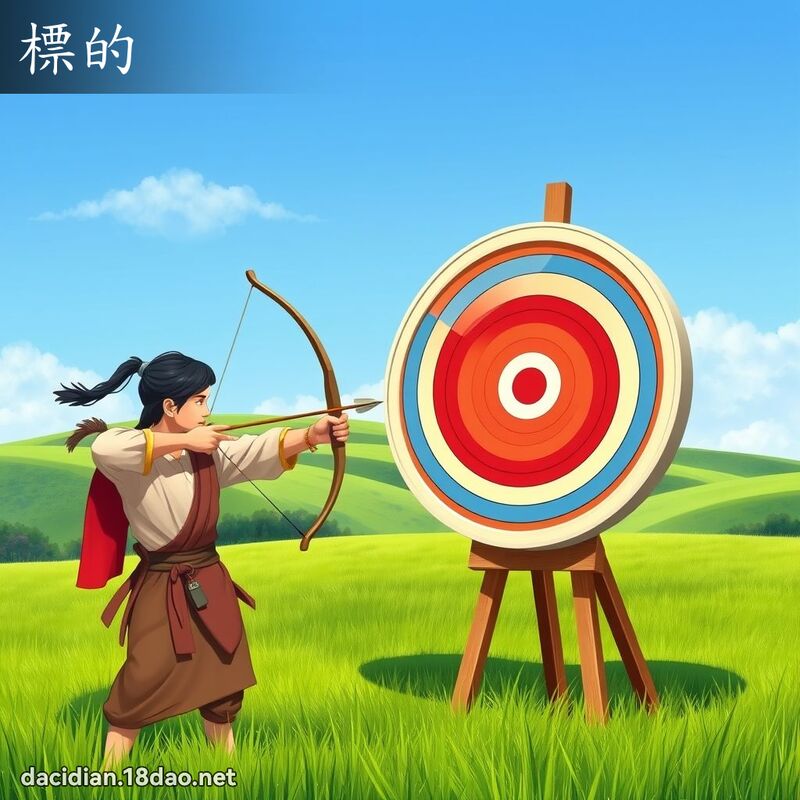 標的 - 國語大辭典配圖