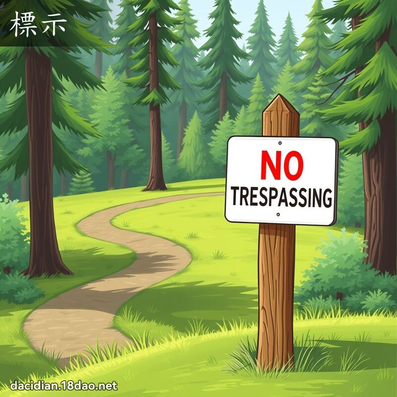 標示 - 国语大辞典配图