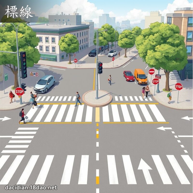 標線 - 國語大辭典配圖