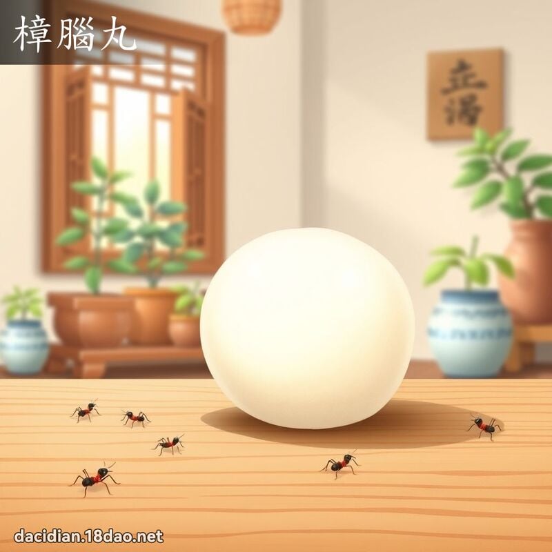 樟腦丸 - 國語大辭典配圖