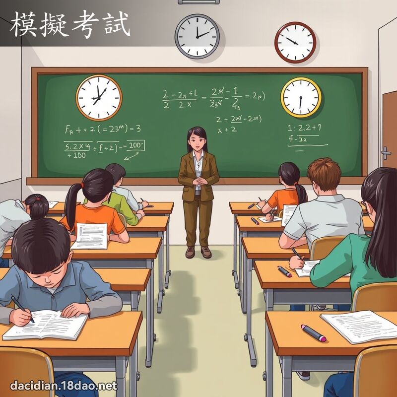 模擬考试 - 国语大辞典配图