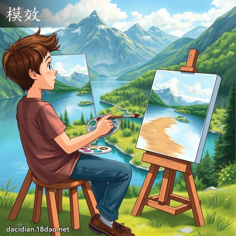 模效 - 国语大辞典配图