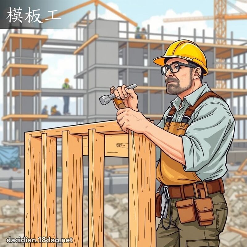 模板工 - 国语大辞典配图