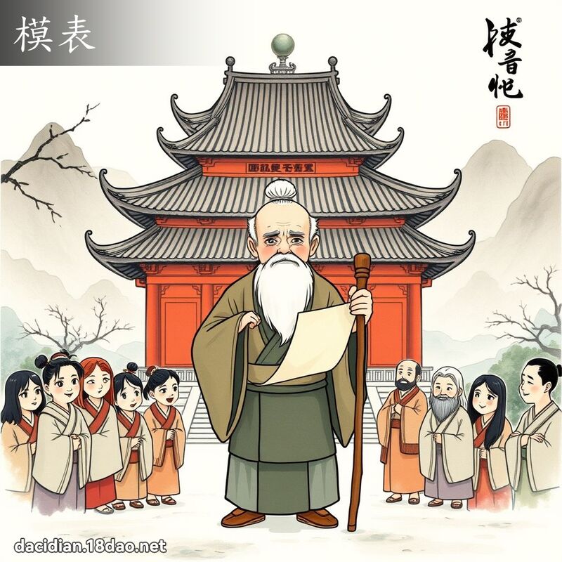 模表 - 国语大辞典配图