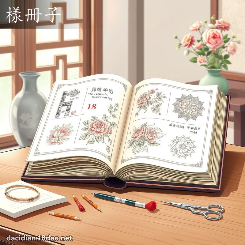 樣冊子 - 國語大辭典配圖