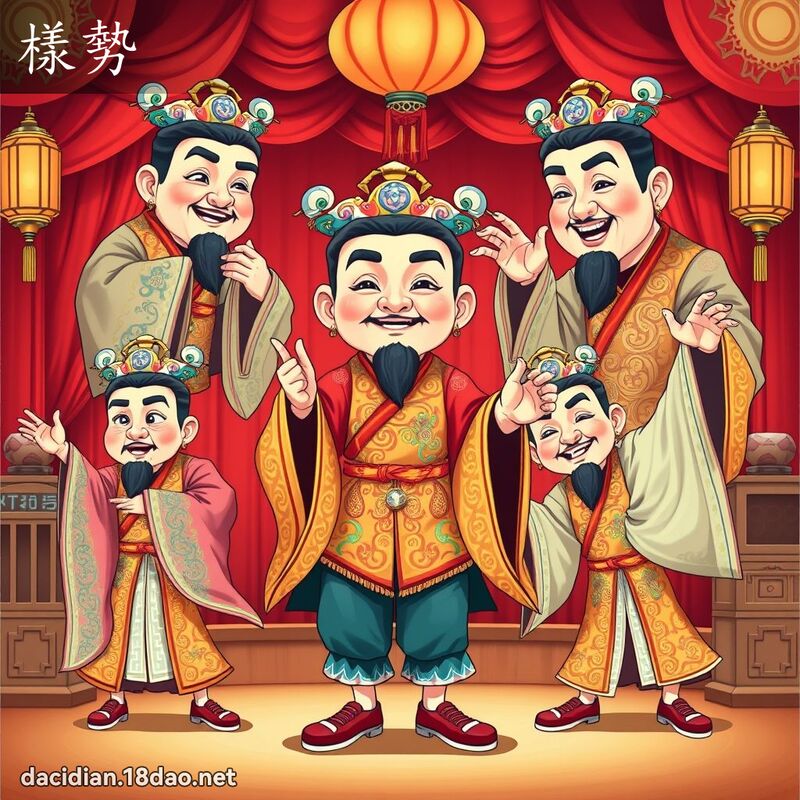 样势 - 国语大辞典配图