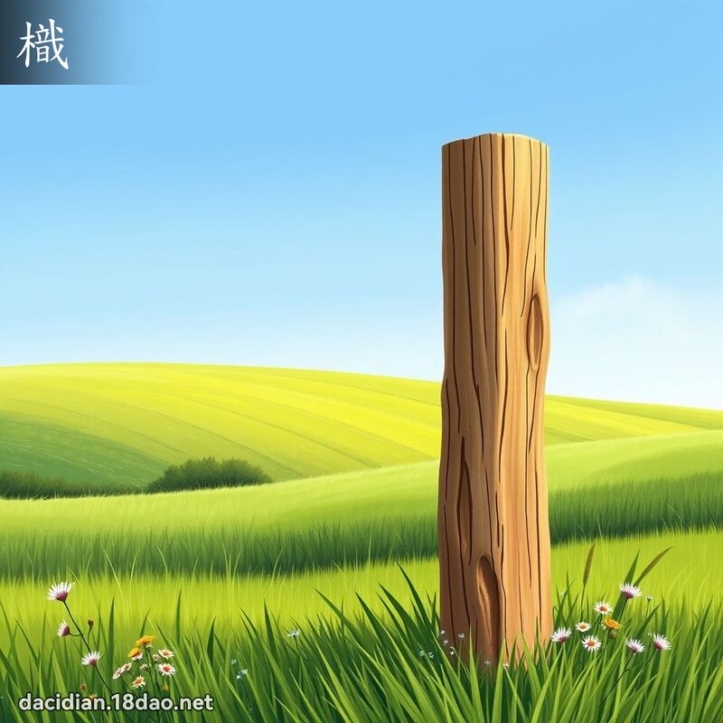 樴 - 國語大辭典配圖