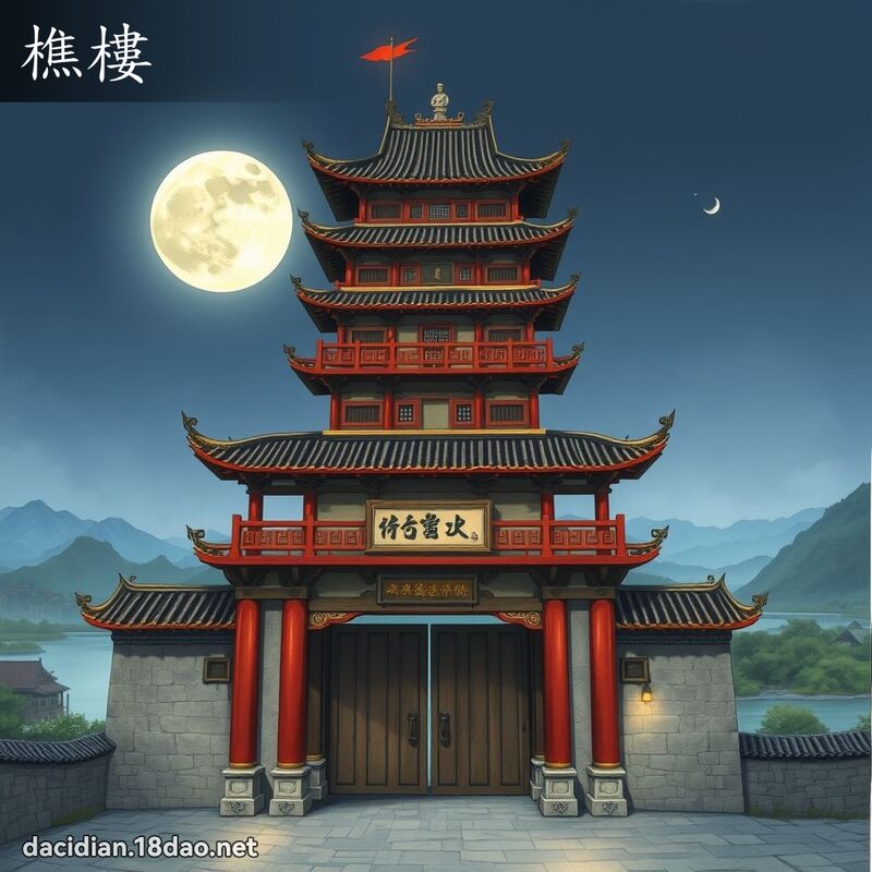 樵樓 - 國語大辭典配圖