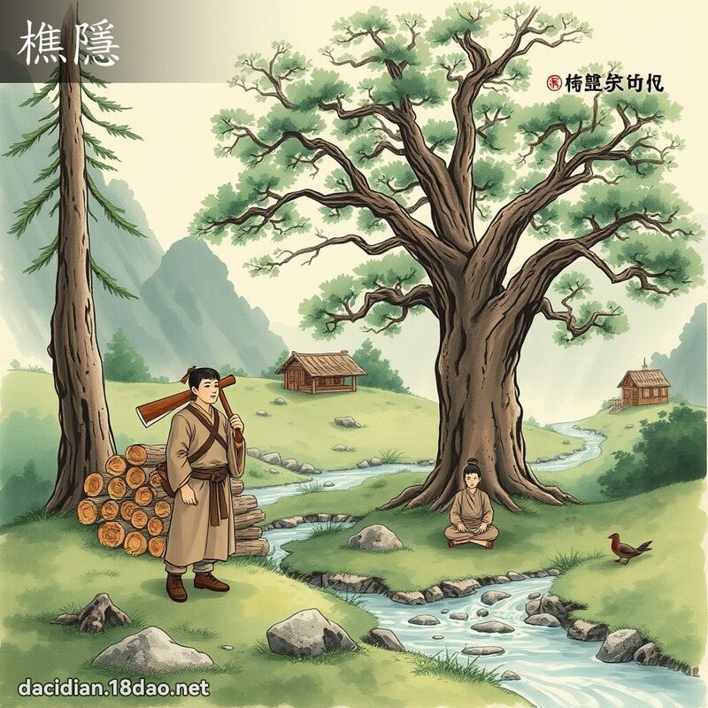 樵隱 - 國語大辭典配圖