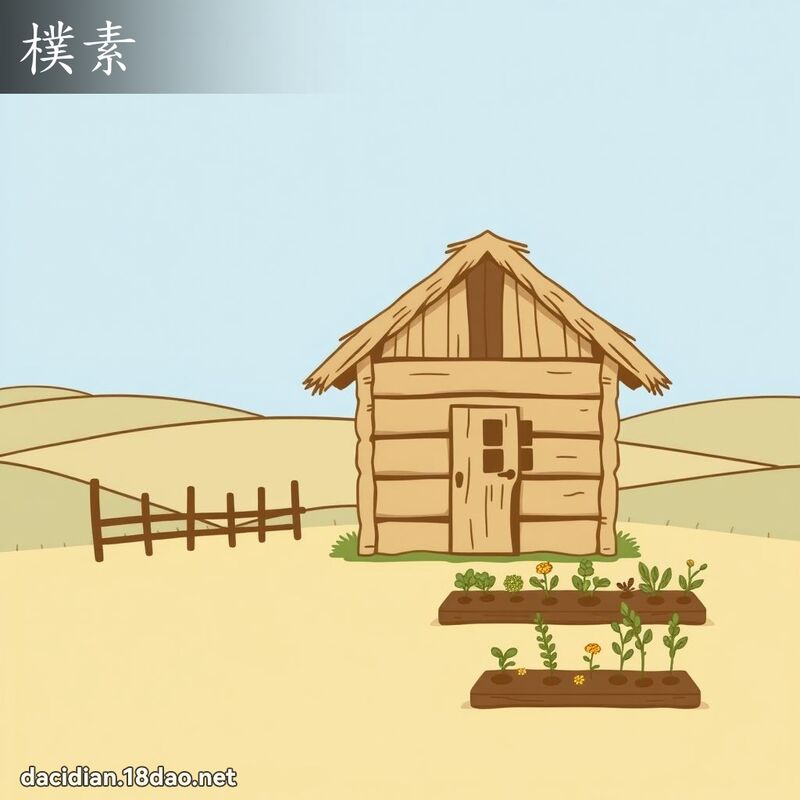 朴素 - 国语大辞典配图