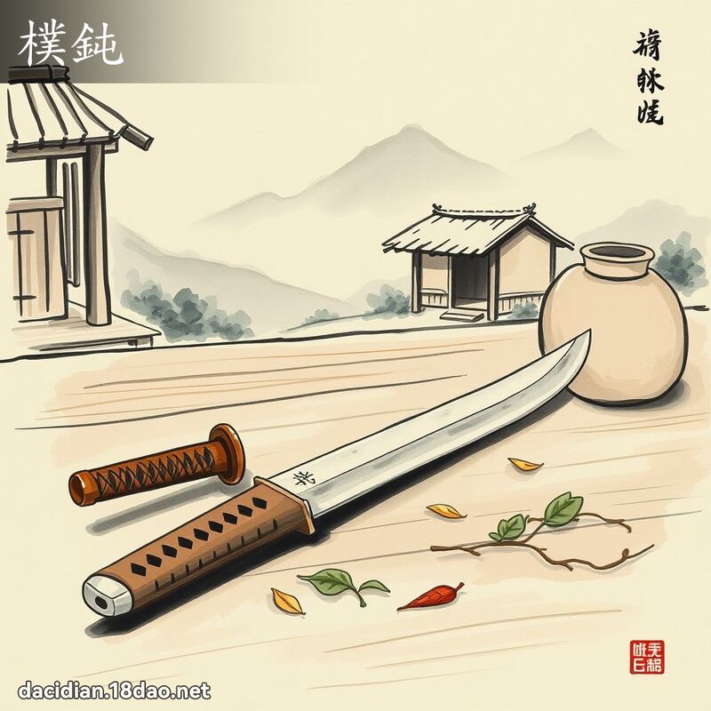 朴钝 - 国语大辞典配图