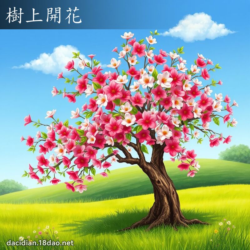 樹上開花 - 國語大辭典配圖