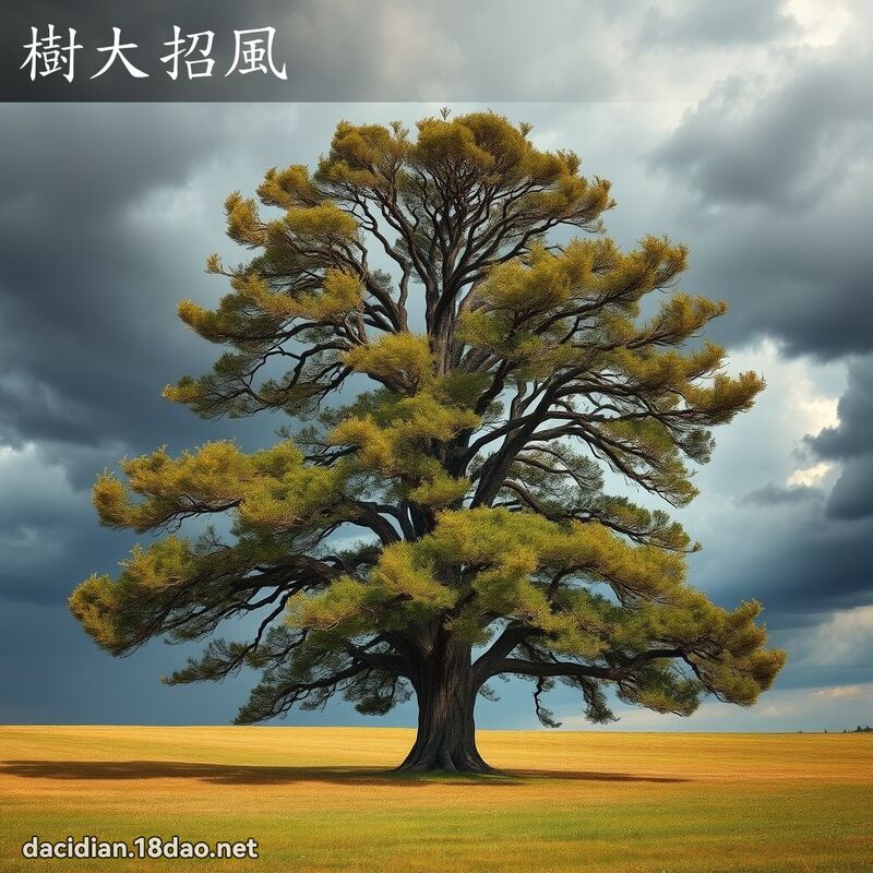 树大招风 - 国语大辞典配图